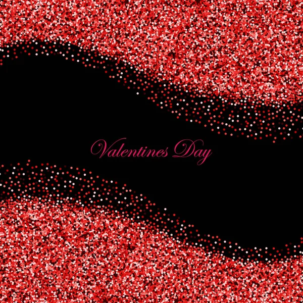 Red Ruby Confetti Glitters. Ilustración festiva vectorial de partículas brillantes que caen. Textura brillante aislada sobre fondo a cuadros transparente. Elemento decorativo de hojalata de vacaciones para el diseño eps10 — Vector de stock