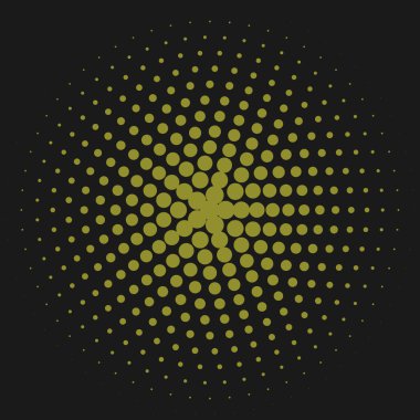 Siyah vektör illüstrasyonunda yeşil yarım ton arkaplan.