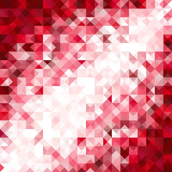 Abstraktní červené světlo šablony pozadí. Mozaikový vektor trojúhelníků — Stockový vektor