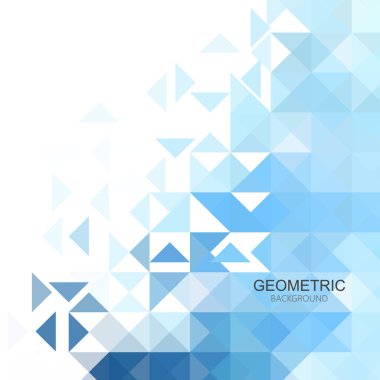 mavi üçgen soyut arkaplan modern biçim izole edilmiş