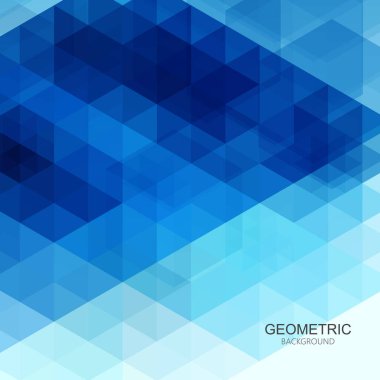mavi üçgen soyut arkaplan modern biçim izole edilmiş