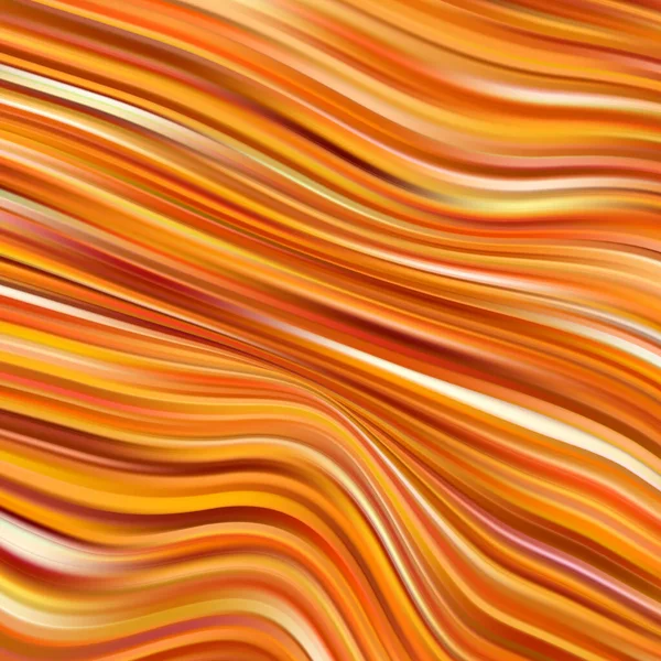 Orange Abstract Vector Background with Waves for Use in Design 의 약자이다. 현대의 다채 로운 직물. — 스톡 벡터