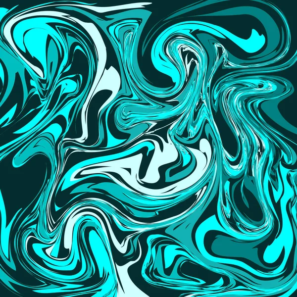 Illustration abstraite, bain tourbillon, dégradé bleu, pour fond. — Image vectorielle