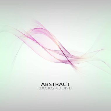 Leylak dalgasıyla soyut vektör arkaplanı. Sunumlar, kartvizitler, el ilanları için arka plan.