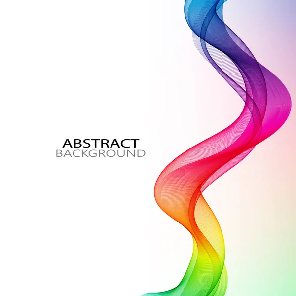 Fondo de diseño de onda colorido abstracto. Vector illustration.eps10 — Vector de stock