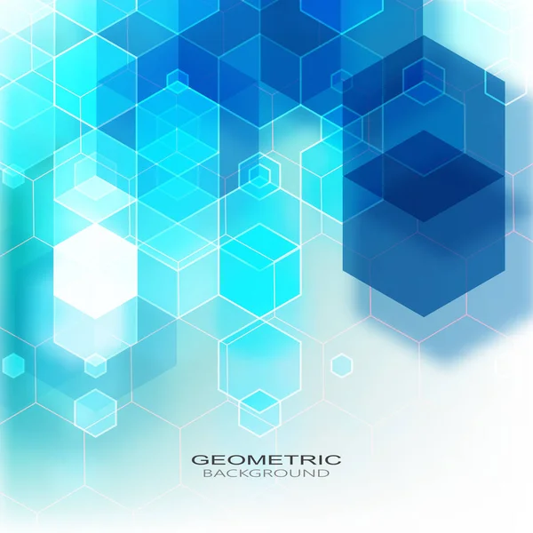 Abstract Geometric Shape Technology Digital Tech Concept Background Inglês Espaço —  Vetores de Stock