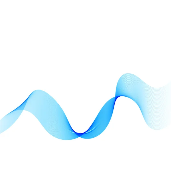 Modello vettoriale orizzontale liscio blu. sfondo astratto. layout per la presentazione — Vettoriale Stock
