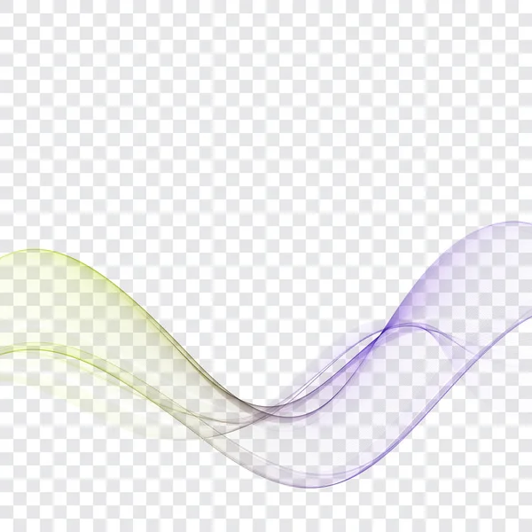 Abstrakt horisontell snygg blå-grön våg på abstrakt bakgrund. Broschyrmall — Stock vektor