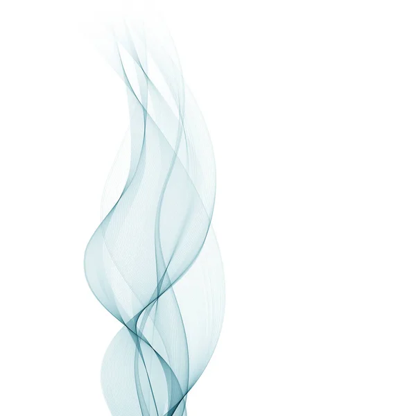 Corriente de onda transparente abstracta vertical azul. Plantilla diseño . — Vector de stock