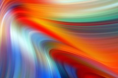 Mavi Turuncu Soyut Çizgili Arkaplan. Vektör İllüstrasyonu.