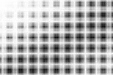 Soyut tasarım yarım ton. Beyaz arka planda siyah noktalar. Yarıton arkaplanı.