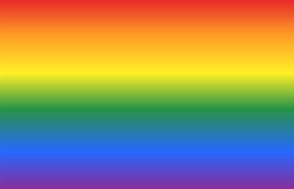 Background with gay flag colors pattern in horizontal view. Abst
