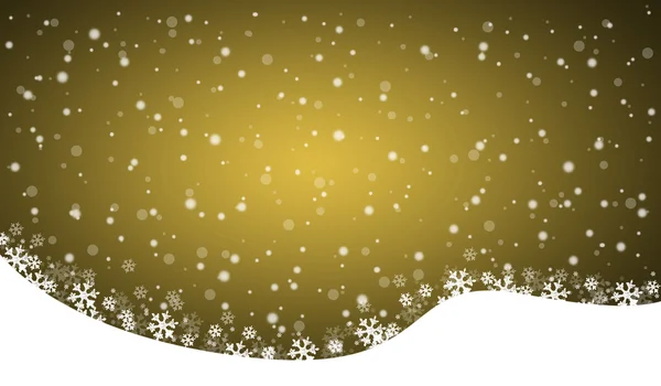 Zlaté Vánoční pozadí — Stock fotografie