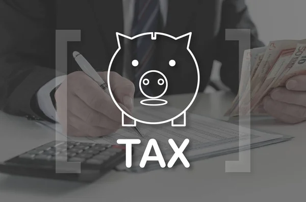 Concepto de impuesto — Foto de Stock