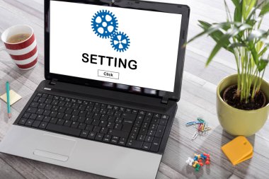 Bir dizüstü bilgisayarda ayarı kavramı
