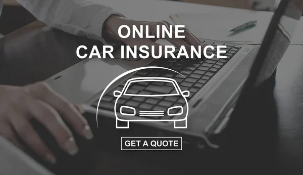 Concept of online car insurance