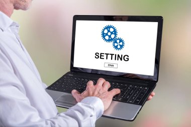 Bir dizüstü bilgisayarda ayarı kavramı