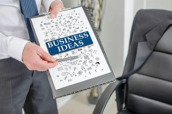 クリップボードにビジネスのアイデア コンセプト — ストック写真