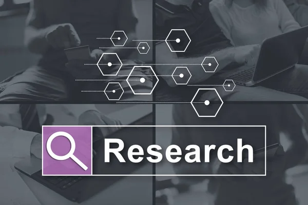 Concept of research — Stock Photo, Image