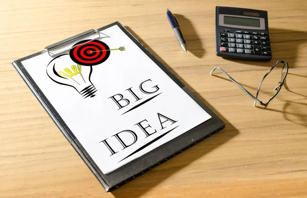 Big idea concept on a desk