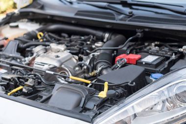 Motor bölmesi görünümünü