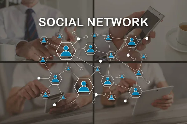 Concept of social network — Stock Photo, Image