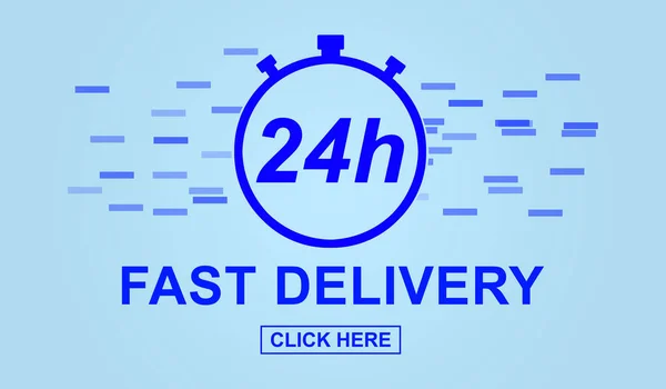 Concept of fast delivery — Stock Photo, Image