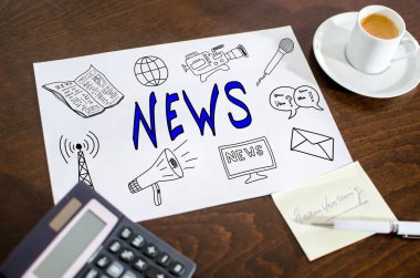 Haber kavramı bir kağıt üzerinde