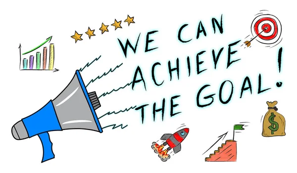 Concept of goal achievement — Stock Photo, Image