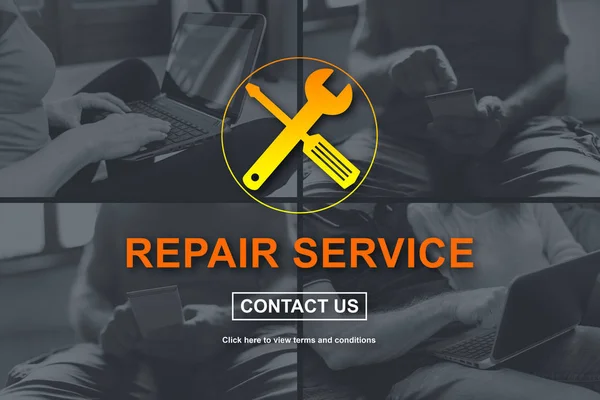 Concept of repair service — Stock Photo, Image