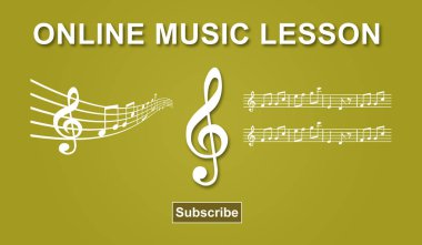 Online müzik dersi kavramı