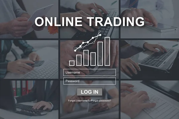 Concept van het online handel — Stockfoto
