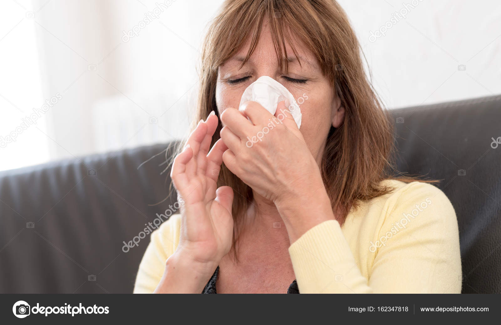 Заложенность носа без чихания