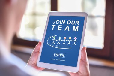 Bizim takım kavramı bir tablete katılmak