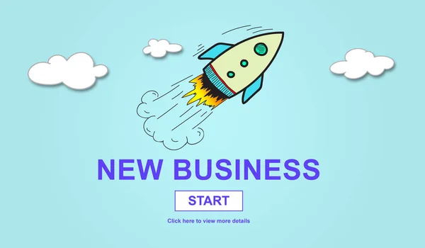 Concept of new business — Stock Photo, Image