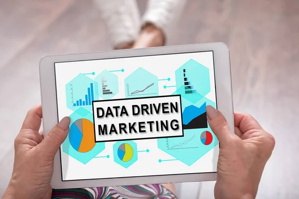 Pazarlama kavramı bir tablete temelli veri