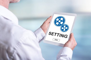 Ayar kavramı bir Tablet