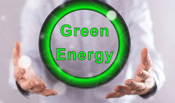 Концепція зеленої енергії — стокове фото