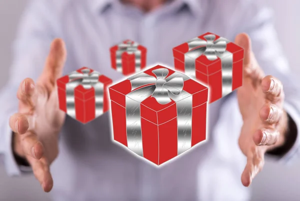 Concept of gift — Stock Photo, Image