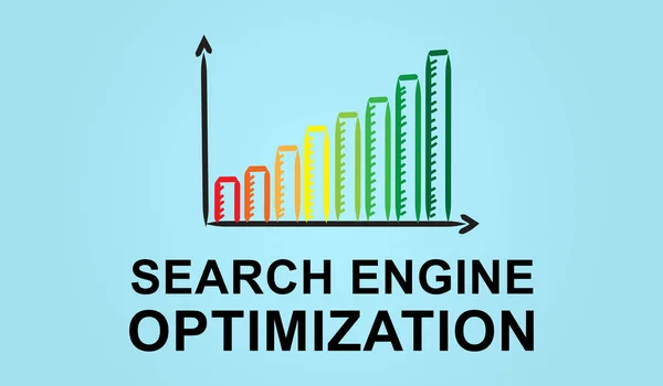 Concepto de optimización de motores de búsqueda — Foto de Stock