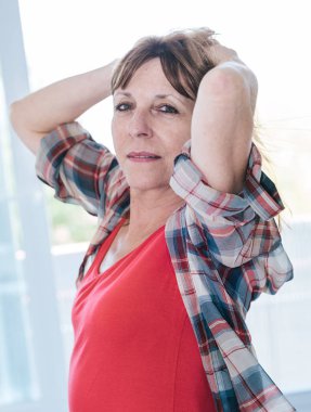 Rahat Olgun kadın portresi