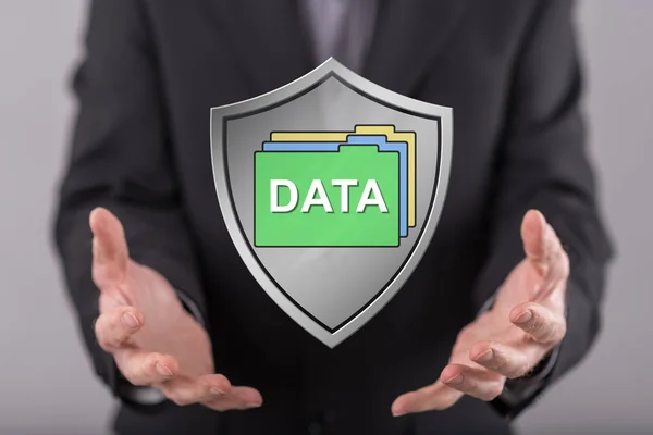 Concept of data protection — Stock Photo, Image