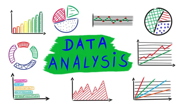 Begreppet dataanalys — Stockfoto