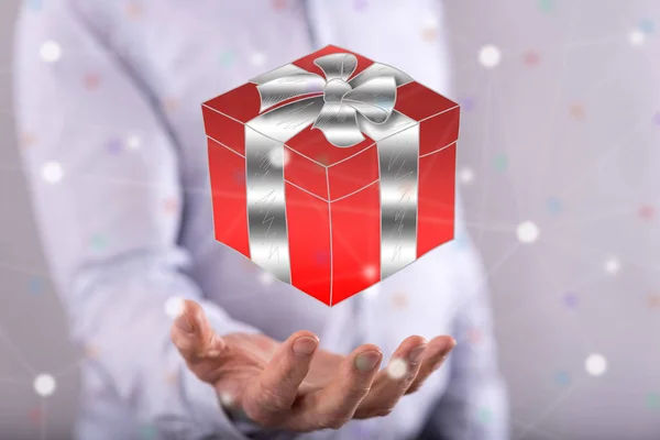 Concept van cadeau — Stockfoto