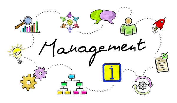 Concept of management — Stock Photo, Image