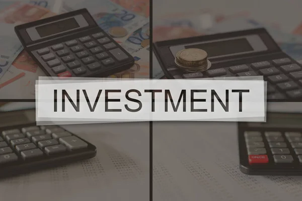 Pojem investice — Stock fotografie
