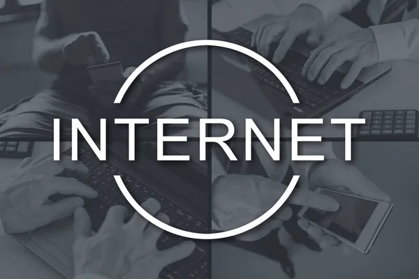 Begreppet internet — Stockfoto