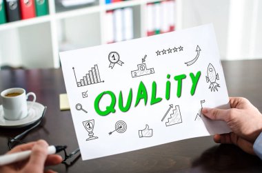 Kalite anlayışı bir kağıt üzerinde