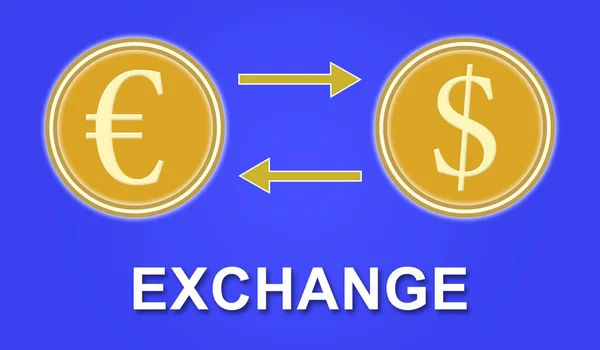 Koncepcja programu exchange — Zdjęcie stockowe