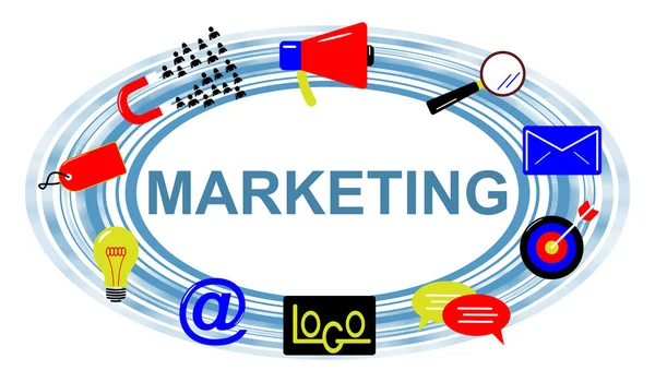 Concept de marketing — Photo